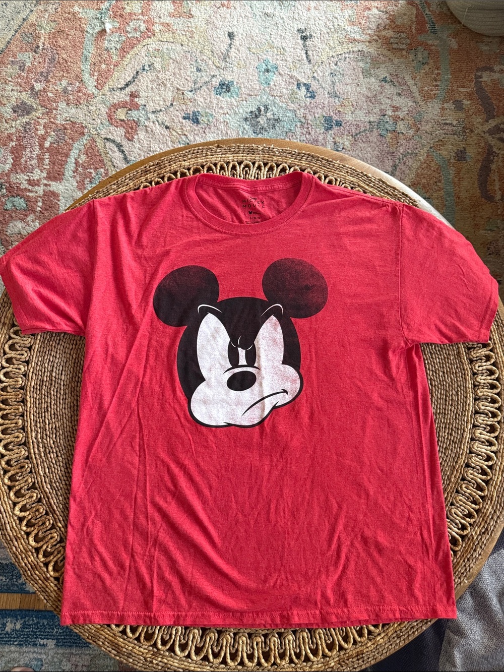 Classic Red Mad Mickey Mouse T-Shirt